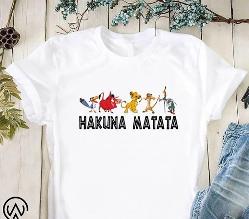 Disney the lion king hakuna matata shirt