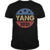 Distressed Vintage Button Andrew Yang 2020 President T-Shirt