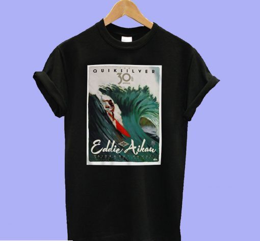 Eddie Aikau Poster Quiksilver T-Shirt