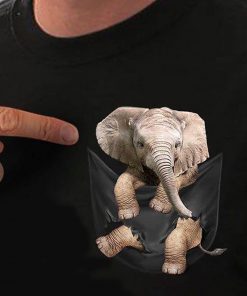 Elephant in pocket shirt