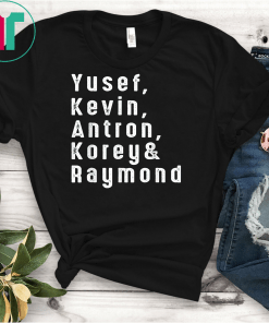 Exonerated 5 name mens tee shirts