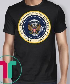 Charles Leazott’s Fake Presidential Seal T-Shirt