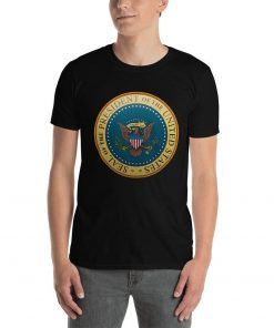 Fake Presidential Seal Anti Trump Navy Short Sleeve Unisex T-Shirt