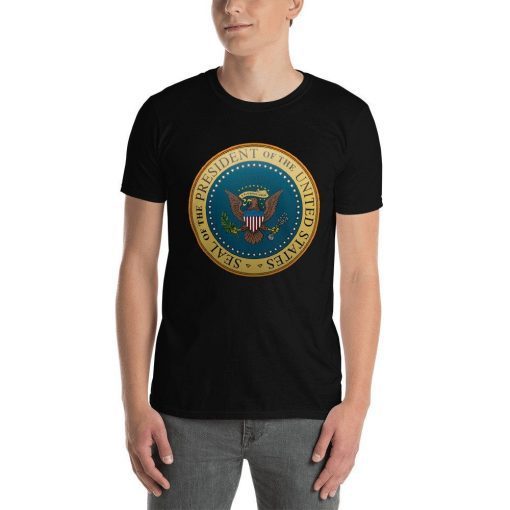 Fake Presidential Seal Anti Trump Navy Short Sleeve Unisex T-Shirt