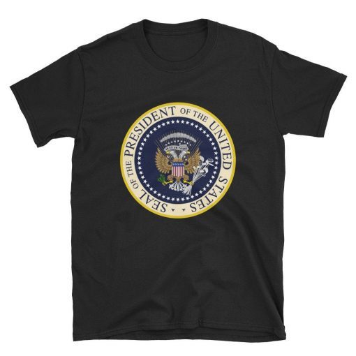 Fake Presidential Seal Tee Shirt , Trump Fake Russian presidential seal 45 is a puppet political shirt