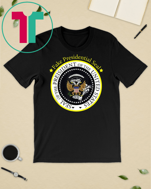 Fake Presidential Seal one term donnie T Shirt Charles Leazott’s Anti Trump T-Shirt