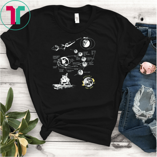 First Moon Landing 50th Anniversary of Apollo 11 Mission Unisex T-Shirt