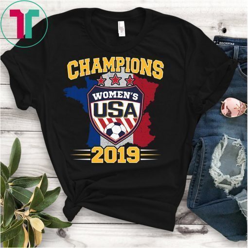 France Map - Women's Soccer with USA Shield Champions Shirt