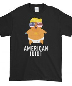 Funny Anti Trump Shirt, American Idiot T-Shirt, Trump Baby Balloon T-Shirt for Men, Trump Balloon, Trump Blimp