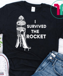 Funny I Survived the Rocket Slide Gift T-Shirt