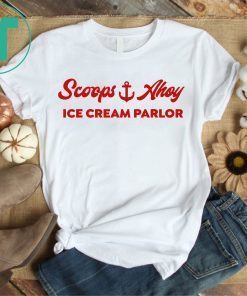 Funny Scoops Ahoy Ice Cream Parlor Gift Shirt