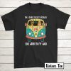 German Shepherd Dog Funny T-shirts Birthday Tee Hippie Style On A Dark Desert Highway Cool Wind In My Hair