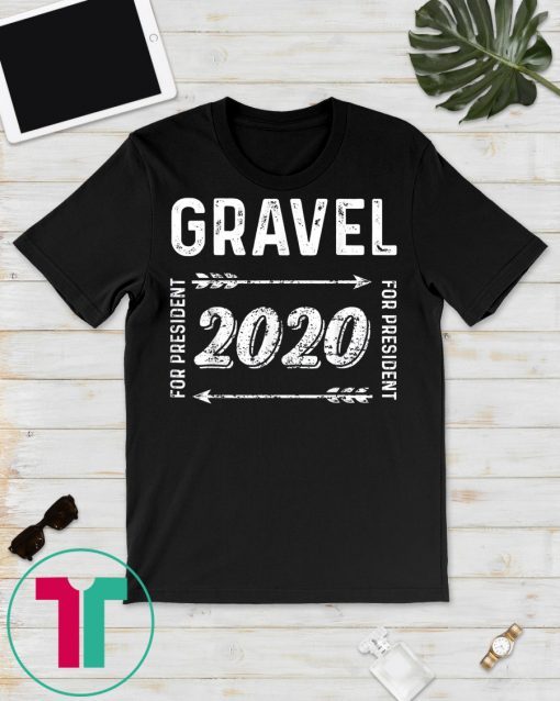 Gravel For President 2020 Gift Election Vintage T-Shirt