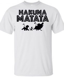 Hakuna Matata Lion King Youth Kids T-Shirt