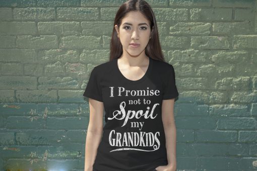 I promise not to spoil my grandkids t-shirt