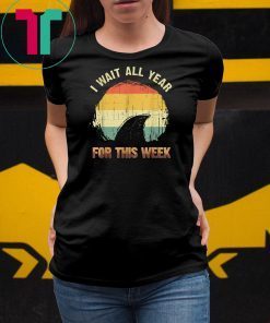 I wait all year for this week shark shirt