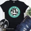 I want to be where the coffee is ariel little mermaid starbucks mashup t-shirt