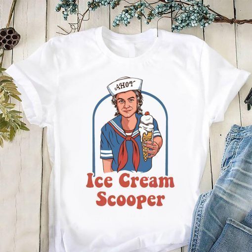 Ice cream scooper steve harrington from stranger things shirt