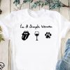 I’m a simple woman I love Cardi B wine and dog shirt