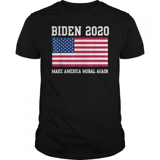 Joe Biden 2020 Make America Moral Again USA Patriotic T-Shirt