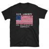 Life Liberty and The Pursuit of Happiness Betsy Ross Flag T-Shirt