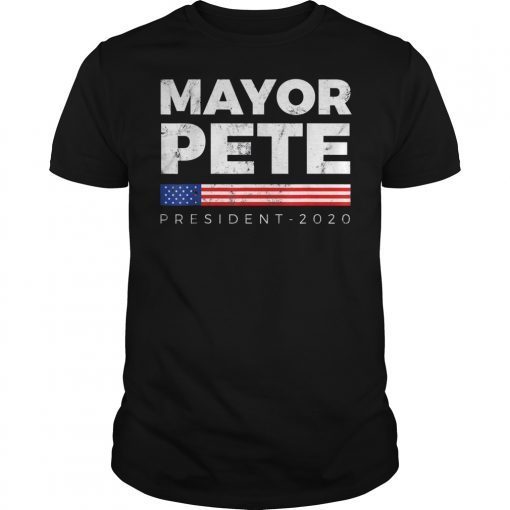 Mayor Pete Buttigieg President 2020 Retro Distressed T-Shirt