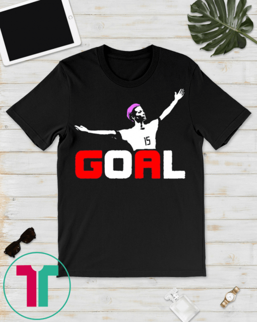 Megan Rapinoe Goal Silhouette Womens Soccer v2 T Shirt