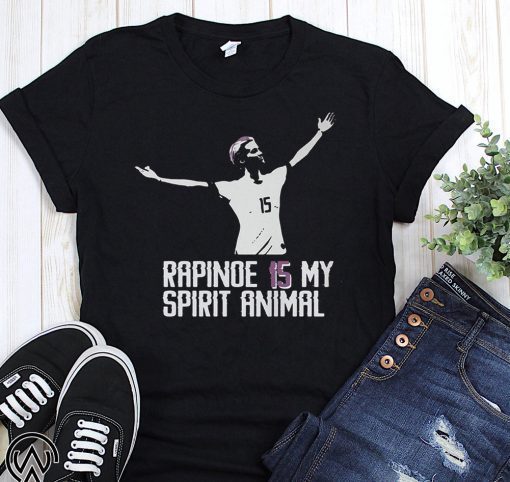 Megan rapinoe 15 is my spirit animal Unisex Tee shirt