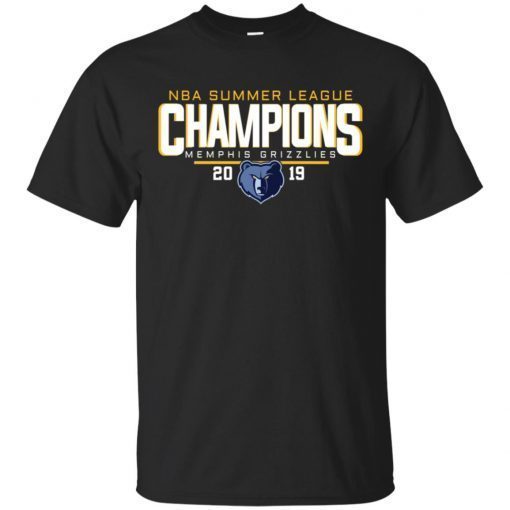 Memphis Grizzlies 2019 NBA Summer League Champions Tee Shirt