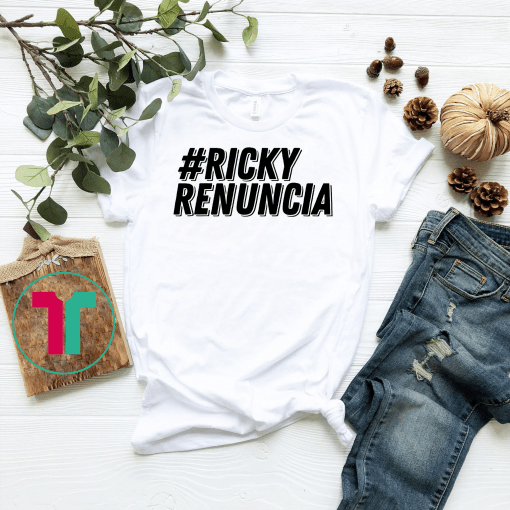 Mens Ricky Renuncia Shirt Bandera Negra Puerto Rico Unisex Gift T-Shirts