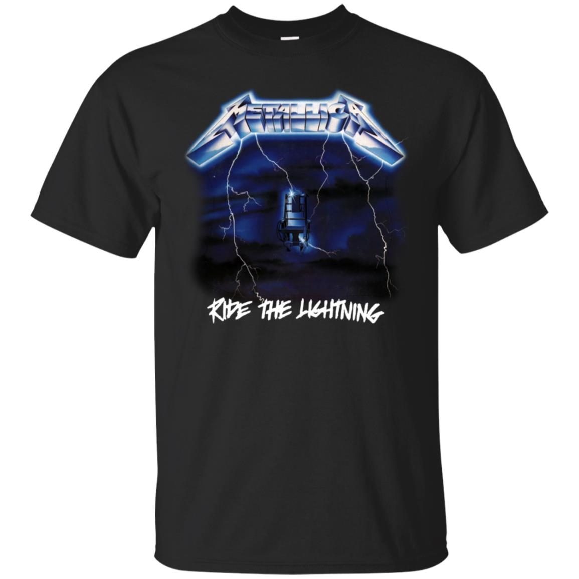 metallica ride the lightning t shirt