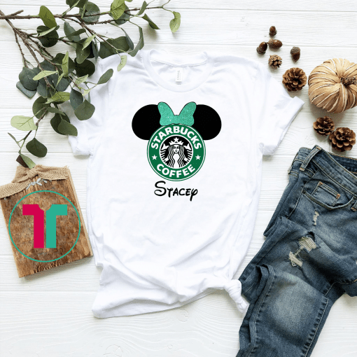 Minnie starbucks coffee head stacey shirt