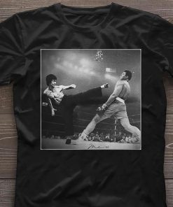 Muhammad ali and bruce lee poster shirt