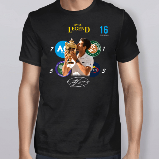 Novak Djokovic Living Legend 16 Shirt