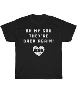 Oh My God They're Back Again T Shirt - BSB tshirt,Backstreet-Straight Through My Heart,backstreet Boys Fans,Unisex