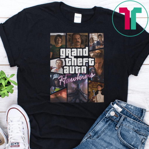 Original Grand Theft Auto Hawkins Stranger Things 3 Shirt