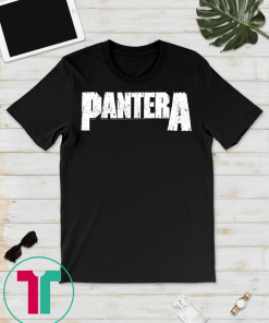 Pantera Official White Logo T-Shirt