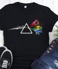 Pink floyd dark side of the cat shirt