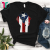 Puerto Rico Resiste Boricua Flag TShirt Fist T-Shirt