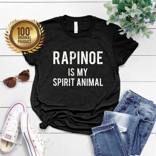 Rapinoe Is My Spirit Animal T-Shirt , Rapinoe Jersey Gift Shirt,Support your USA soccer team on the World stage with this Cup, Unisex shirt