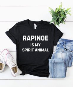 Rapinoe Is My Spirit Animal T-Shirt USA Women's Soccer Team Shirt USWNT Alex Morgan Julie Ertz Tobin Heath Megan Rapinoe