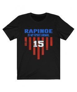 Rapinoe Is My Spirit Animal T-shirt, USA Lovers 15 Soccer Rapinoes Distressed Vintage Fan Shirt
