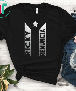 Ricky Renuncia Bandera Negra Puerto Rico Top Classic Gift T-Shirt