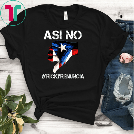 Ricky Renuncia Bandera Negra Puerto Rico Top gift T-Shirts