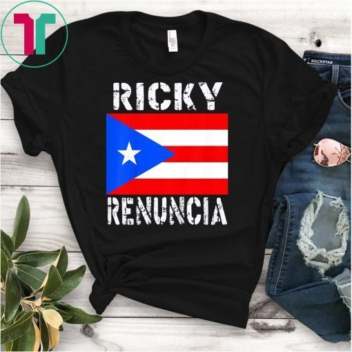 Ricky Renuncia Puerto Rico Flag T-Shirt