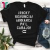 #RickyRenuncia Ricky Renuncia Black Puerto Rican T-Shirt