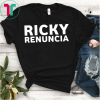 Rickyrenuncia Hashtag , , Ricky Renuncia Puerto Rico Politics T-Shirt , Short-Sleeve Unisex Gift Tee Shirt