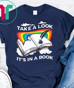 Love Reading Love Rainbows Take A Look It’s In A Book Long Sleeve Shirt