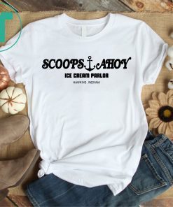 Scoops Ahoy Ice Cream Parlor 80's Retro T-Shirt
