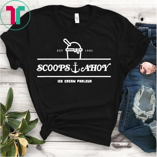 Scoops Ahoy Ice Cream Stranger Style Pop Culture Things Shirt